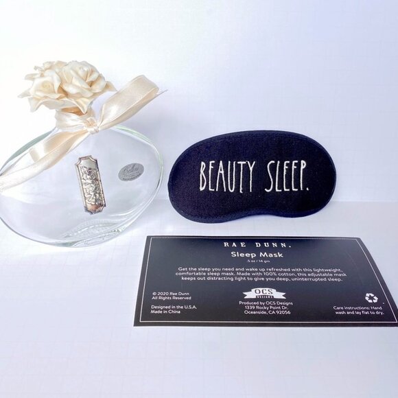 Rae Dunn Accessories - NEW Rae Dunn 😴Sleep Mask - BEAUTY SLEEP 💕 Super Cute Stocking Stuffer! 🎁
